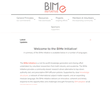 Tablet Screenshot of bimexcellence.org